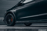 2016-2021 Tesla Model X SUV RZS Style Carbon Fiber Side Skirts