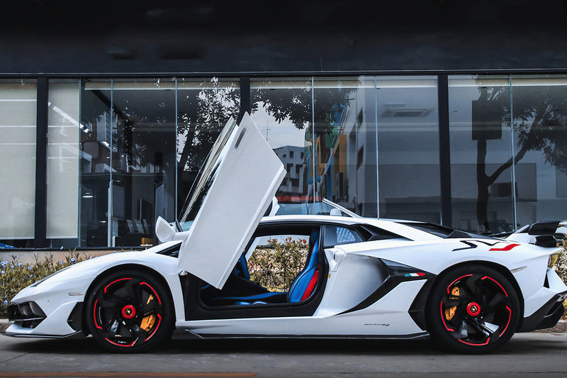 2011-2021 Lamborghini Aventador LP700 LP740 LP750 Coupe/Roadster SVJ Style Part Dry Carbon Fiber Side Skirts