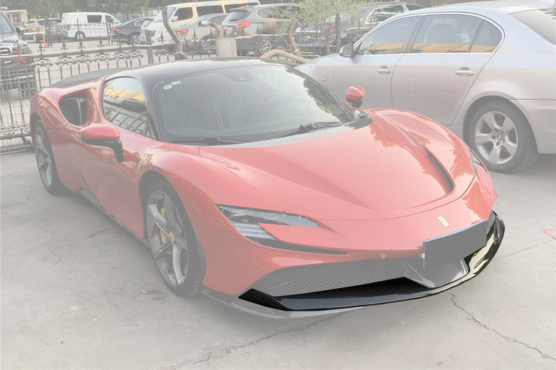 2020-UP Ferrari SF90 Stradale OE Style Autoclave Carbon Fiber Front Lip
