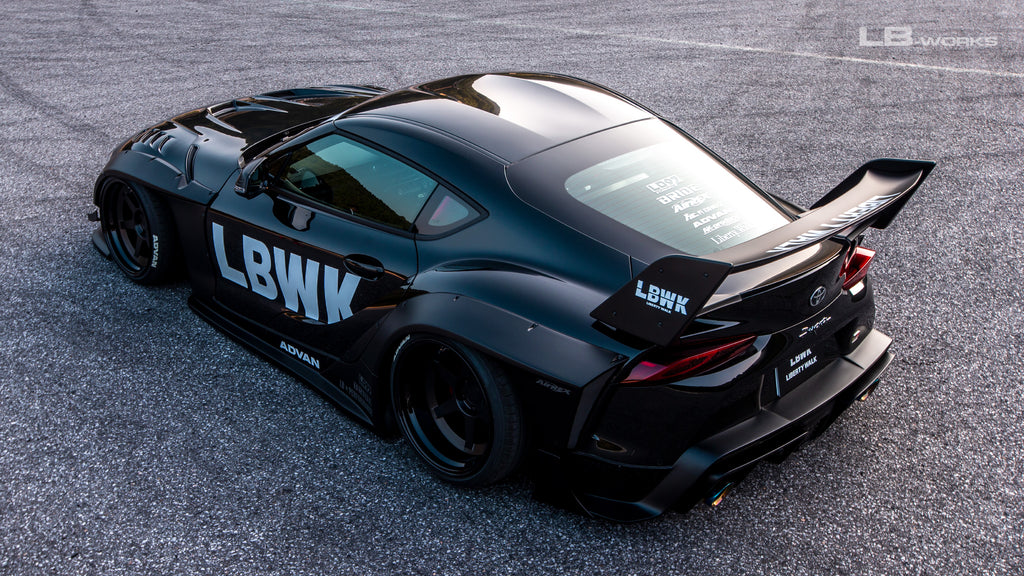 LB-WORKS TOYOTA SUPRA (A90) ver.2 Complete Body kit with Bonnet Hood (FRP)