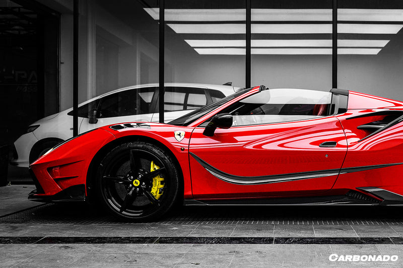 2015-2019 Ferrari 488 GTB/Spyder MSY Style Side Skirts
