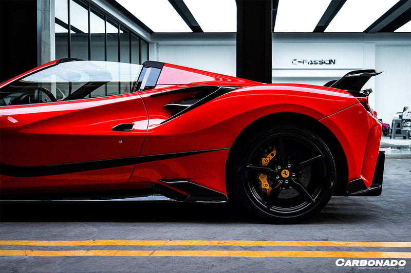 2015-2019 Ferrari 488 GTB/Spyder MSY Style Rear Bumper