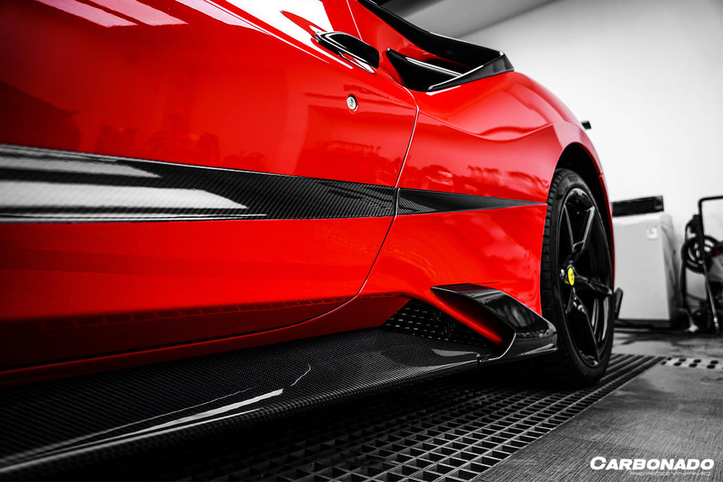 2015-2019 Ferrari 488 GTB/Spyder MSY Style Carbon Fiber Side Air Intake Flaps