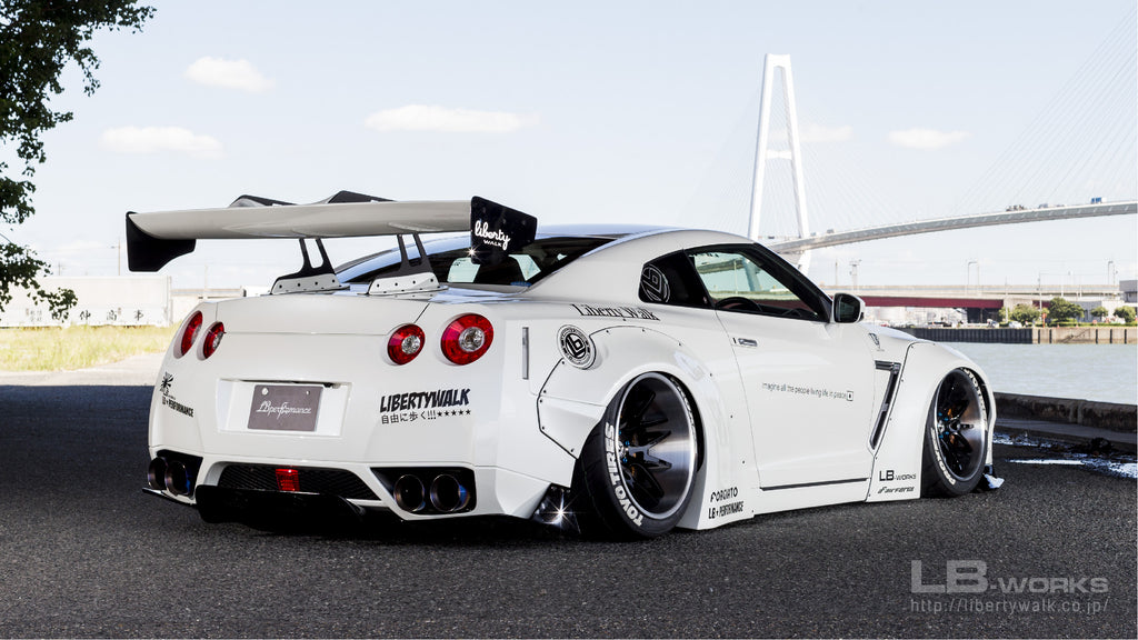 LB-WORKS NISSAN GT-R R35 type1.5 Complete body kit ver.2 【Full bumper ...