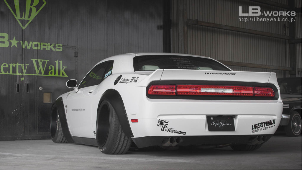 LB-WORKS Dodge Challenger Complete body kit With Lip (FRP)