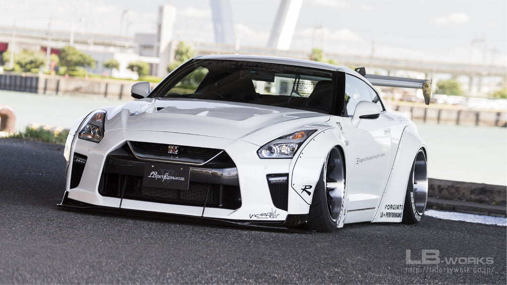LB-WORKS NISSAN GT-R R35 type1.5 Complete body kit ver.2 【Full bumper ...