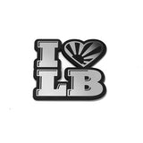 LBWK Emblem I LOVE LB Silver
