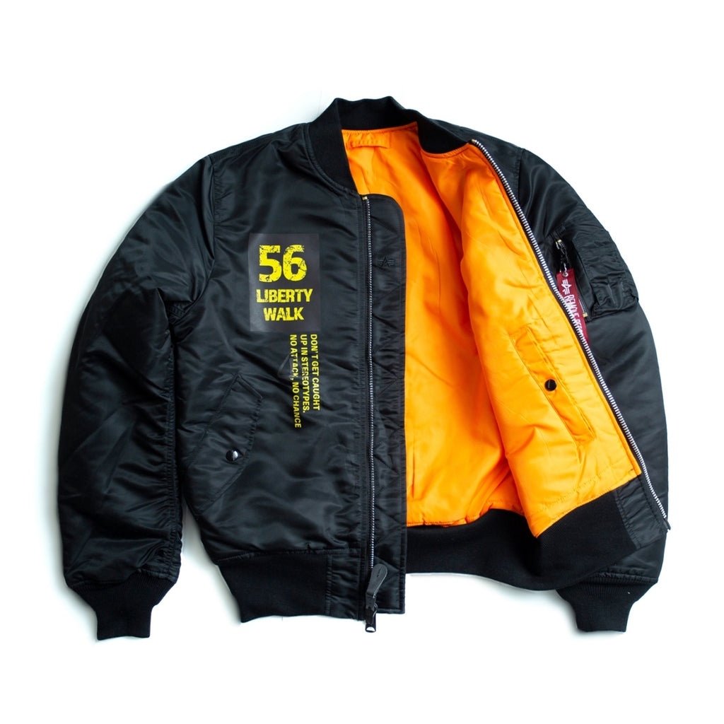 ALPHA INDUSTRIES×LBWK MA-1 Black LTMOTORWERKS –