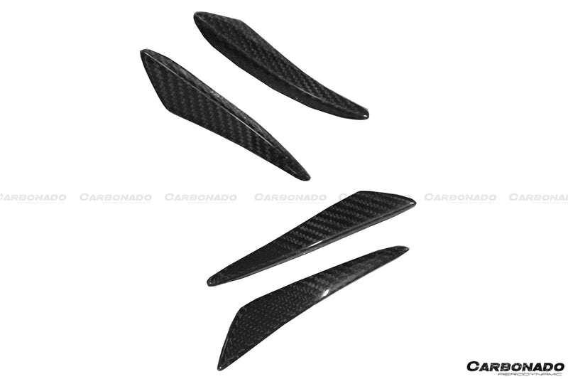 2013-2016 BMW 2 Series F22/F23 EXOT Style Front Canards (M-Tech Only)