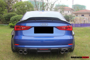 2013-2016 Audi S3/ A3 Sline Sedan BKSS Style Rear Diffuser