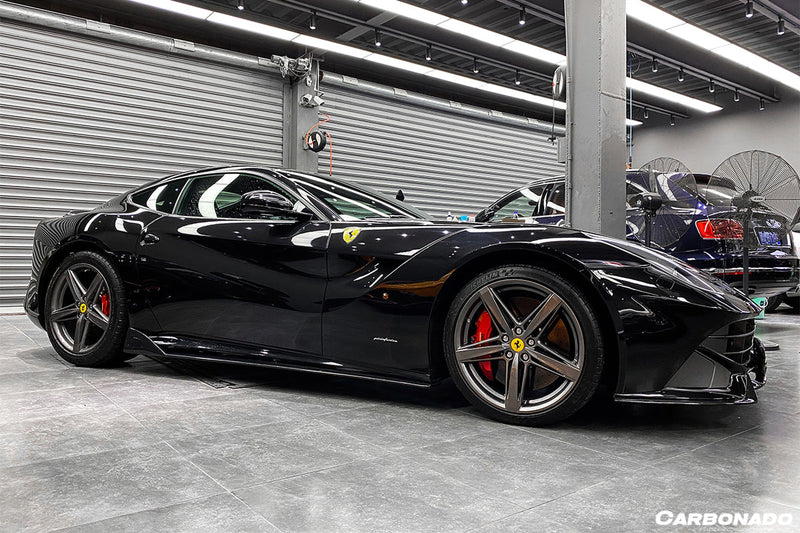 2012-2017 Ferrari F12 Berlinetta DC Style Carbon Fiber Side Skirts