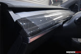 2020-2023 Tesla Model 3/Y OEM Style Autoclave Carbon Fiber Dashboard Trim Interior Replacement