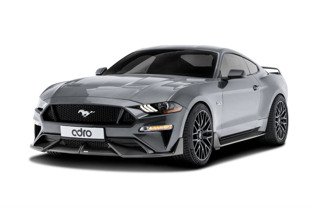 2018-2023 FORD MUSTANG CARBON FIBER SIDE SKIRTS