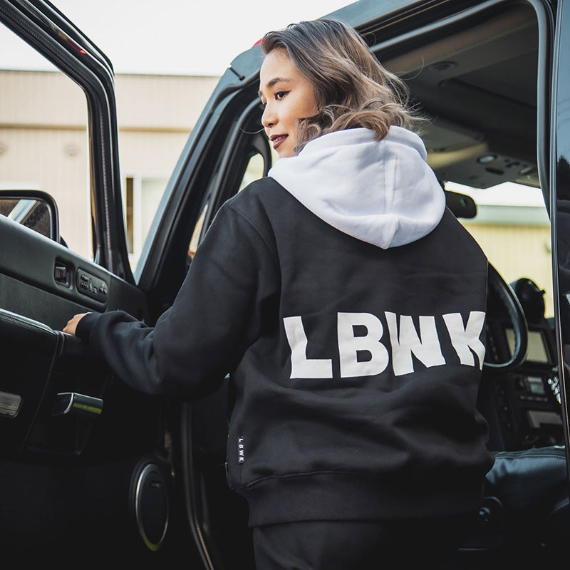 LBWK Round Logo Hoodie Red – LTMOTORWERKS