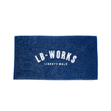 LB-WORKS Jacquard Bath Towel Made in Imabari Navy