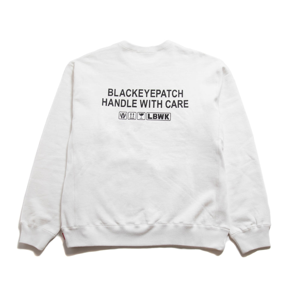 BLACKEYEPATCH HANDLE WITH CARE CREWSWEAT