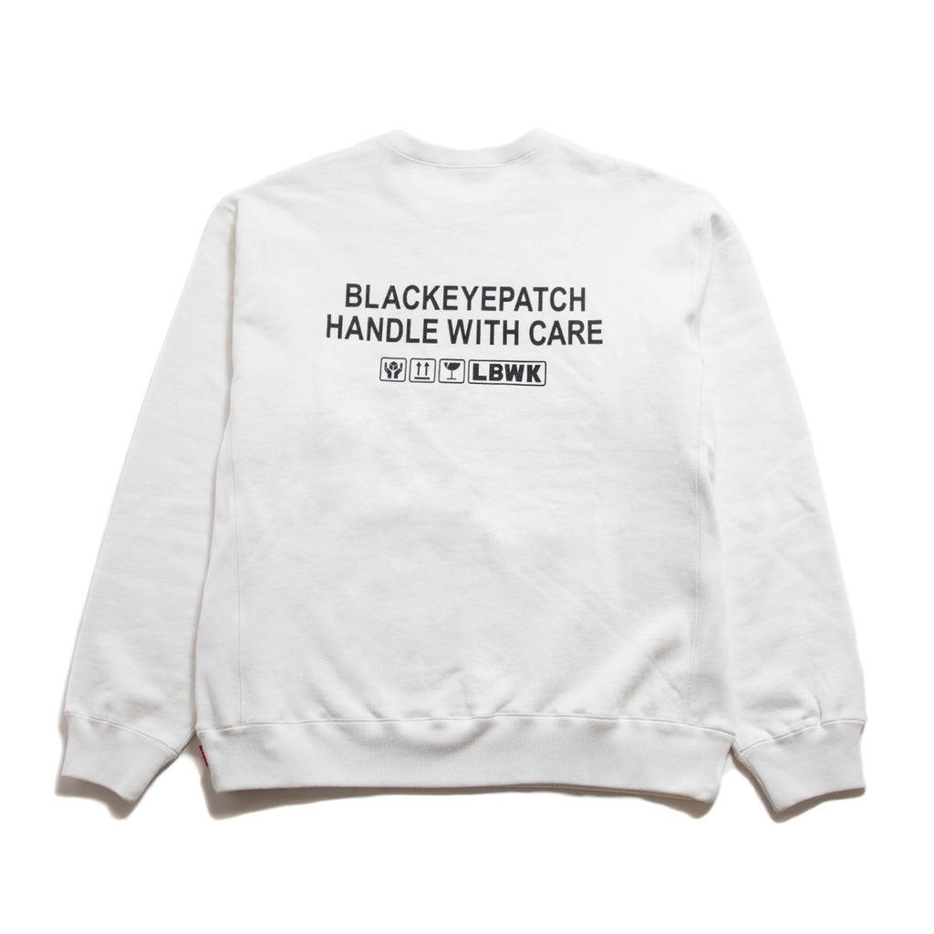 black eye patch lbwk hoodie white XL