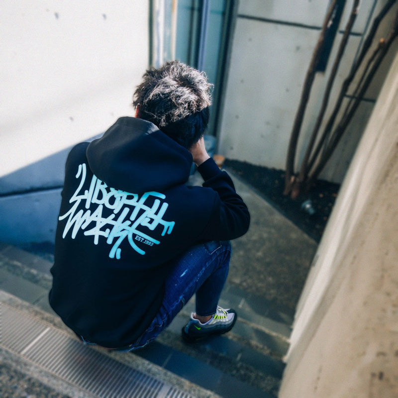 LBWK Graffiti Hoodie Black