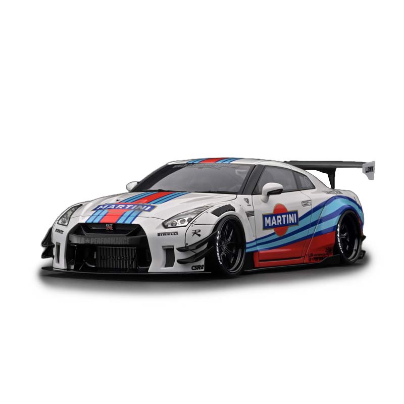 Ignition model 1/18 LB-WORKS NISSAN GT-R R35 Type2 MARTINI White×Blue×Red