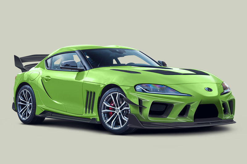2019-UP Toyota GR Supra (J29/DB) A90 A91 BKSSII Style Carbon Fiber Side Skirts