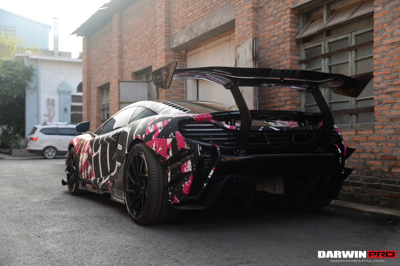 2011-2017 McLaren MP4 12C/650S Rebel Performance Style Carbon Fiber Trunk Spoiler
