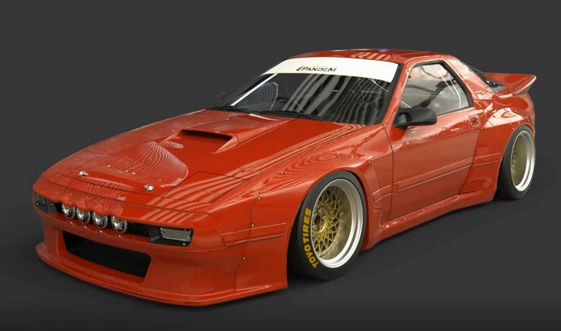 Pandem FC3S RX7 w/o Rear Wing