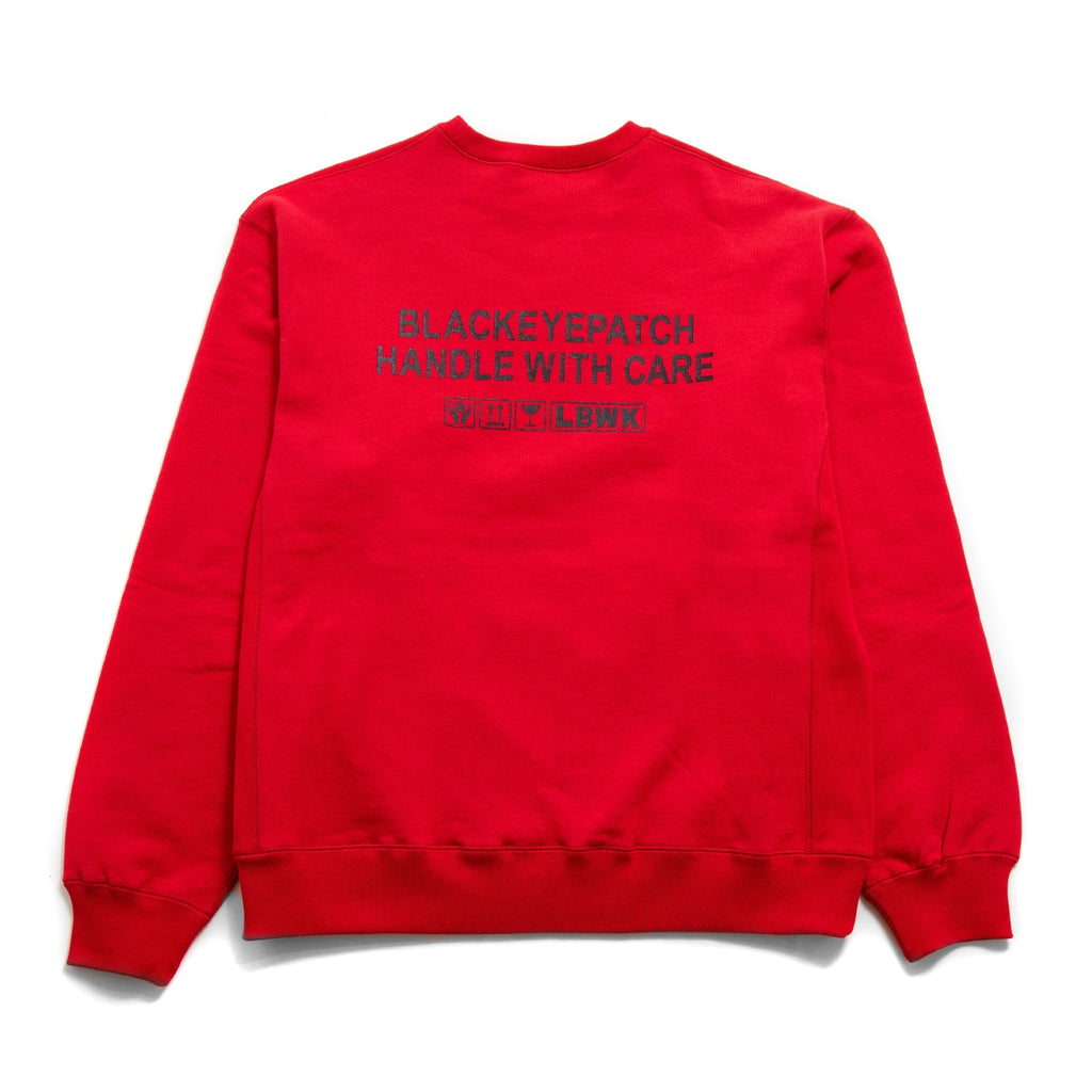 Black eye patch handle with care hoodie - パーカー