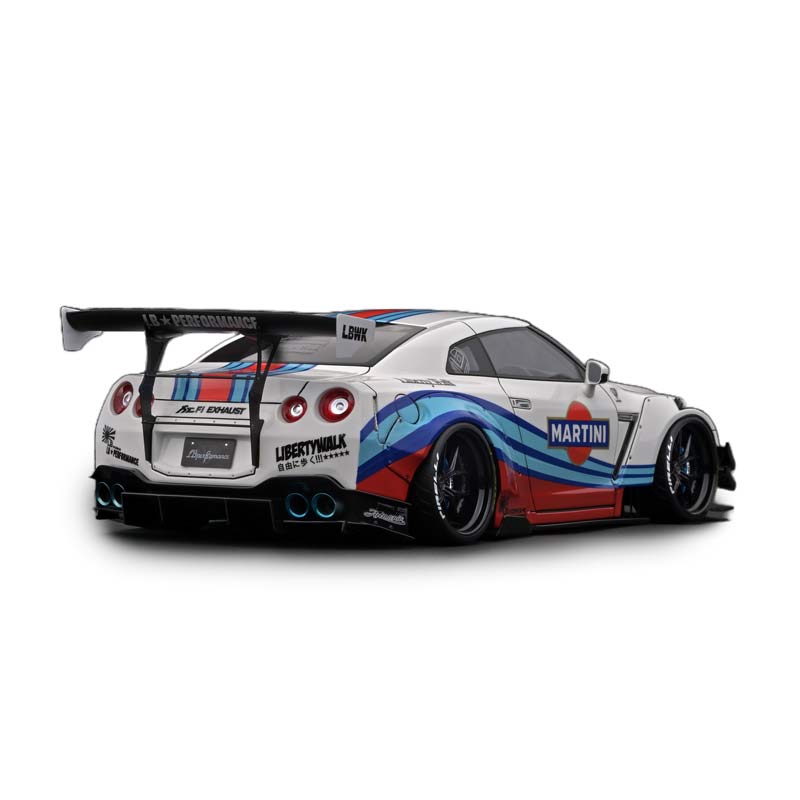 Ignition model  LB WORKS NISSAN GT R R Type2 MARTINI White
