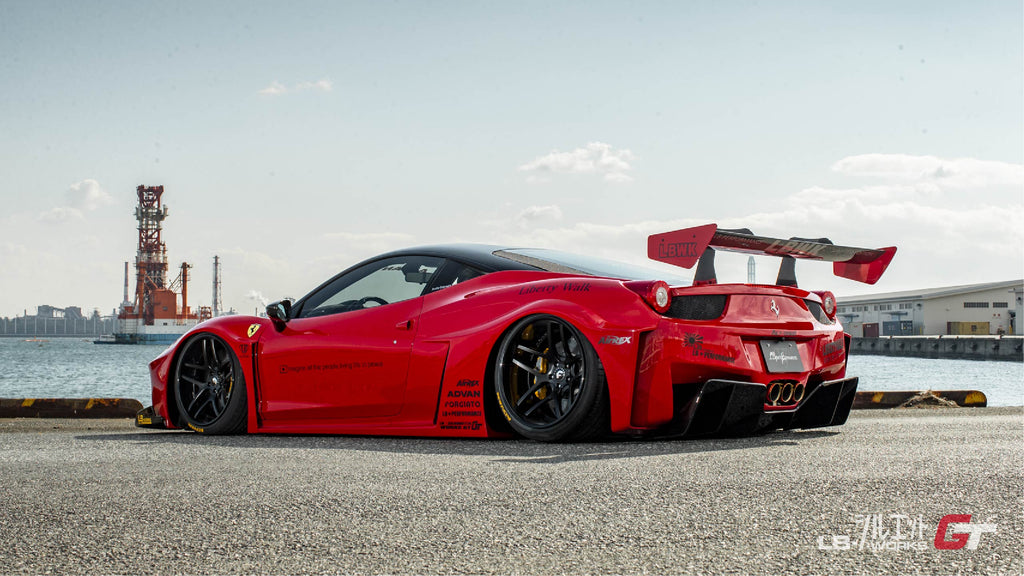 LB-Silhouette WORKS Ferrari 458 GT complete body kit (FRP)