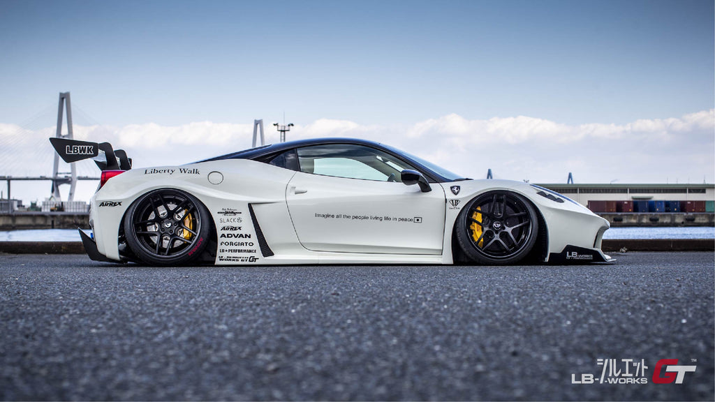 LB-Silhouette WORKS Ferrari 458 GT complete body kit 【FRP & Dry Carbon】