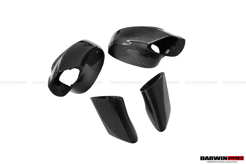 2015-2019 Ferrari 488 GTB/Spyder Carbon Fiber Mirror House & Base Replacement
