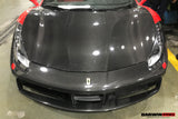 2015-2019 Ferrari 488 GTB/Spyder Carbon Fiber Hood