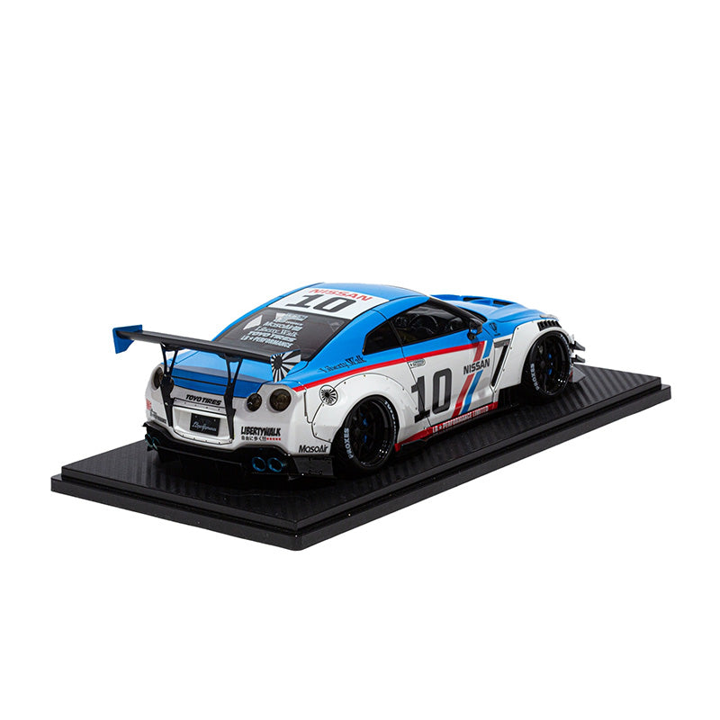 Ignition model 1/18 LB-WORKS NISSAN GT-R R35 Type2 White×Blue