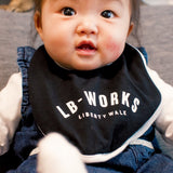 LB-WORKS BabyBib Logo Black