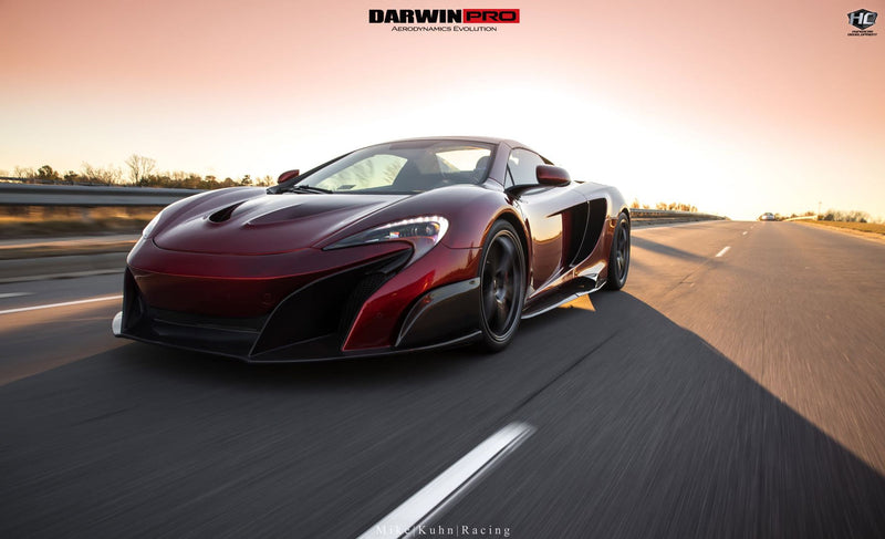 2014-2017 McLaren 650S 675LT Style Partial Carbon Fiber Front Bumper