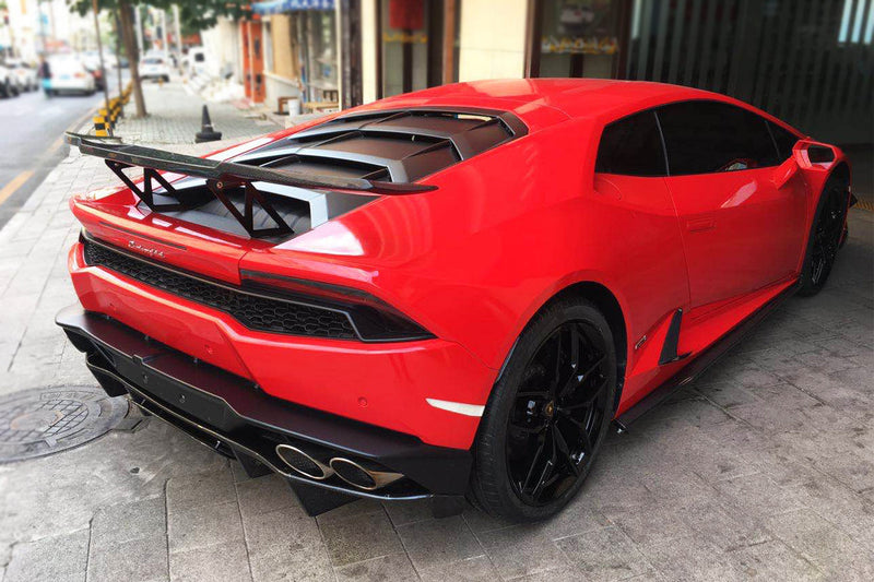 2015-2020 Lamborghini Huracan LP610/LP580 RZS Style Carbon Fiber Trunk Spoiler