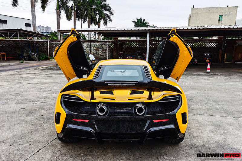 2011-2017 McLaren 650S 625C MP4 12C 675LT Style Dry Carbon Fiber Rear Body Kit