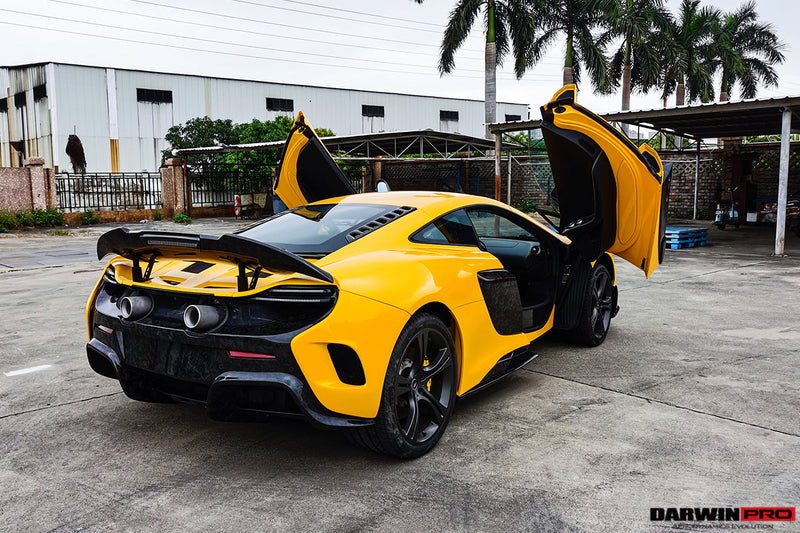 2011-2017 McLaren 650S 625C MP4 12C 675LT Style Dry Carbon Fiber Rear Body Kit