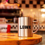 LB-CAFE Stainless Steel Mug Silver