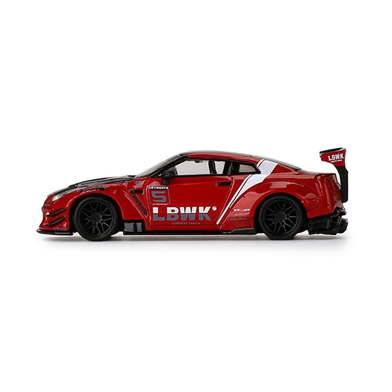 MINI-GT 1/64 LB-WORKS NISSAN GT-R R35 Type2 Rear Wing ver3 Red