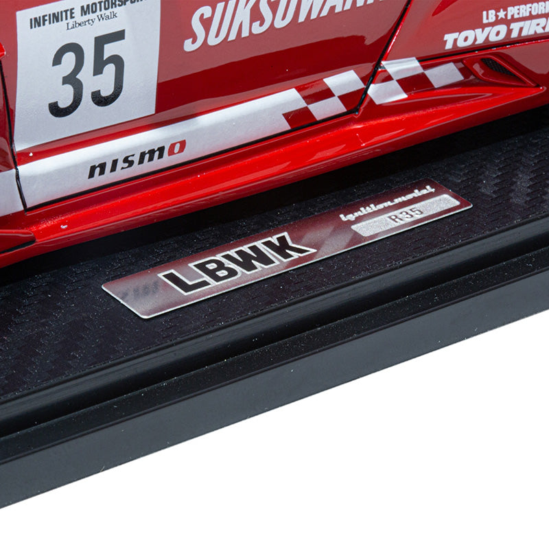 Ignition model 1/18 LB-Silhouette WORKS GT NISSAN 35GT-RR Red