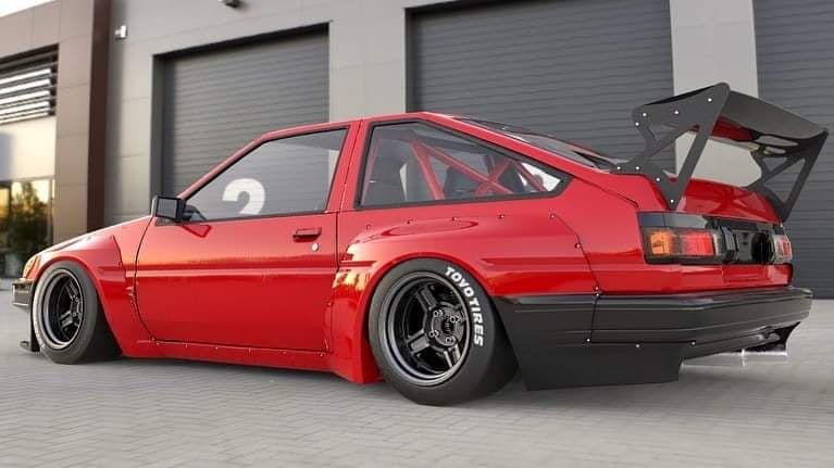 Pandem AE86 TRUENO w/ Rear Wing