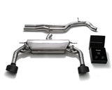 ARMYTRIX Stainless Steel Valvetronic Catback Exhaust System Quad Chrome Silver Tips Audi S5 Coupe 3.0L V6 Turbo B9 2017-2020