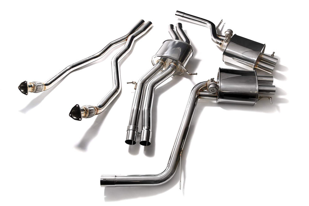 ARMYTRIX Stainless Steel Valvetronic Catback Exhaust System Audi RS5 B8 4.2L V8 FSI 2011-2016