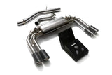 ARMYTRIX Stainless Steel Valvetronic Catback Exhaust System Quad Carbon Tips Audi S3 8V Sportback 2013-2021