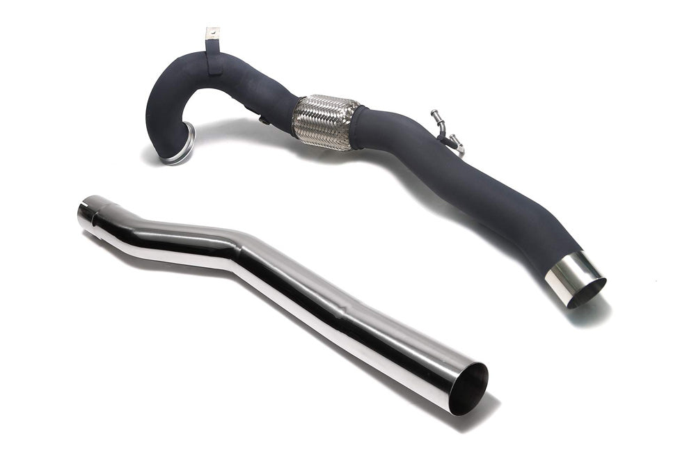 ARMYTRIX Ceramic Coated Sport Cat-Pipe w/200 CSPI Catalytic Converters / Secondary Downpipe Audi S3 8V | VW Golf R MK7 2013-2020