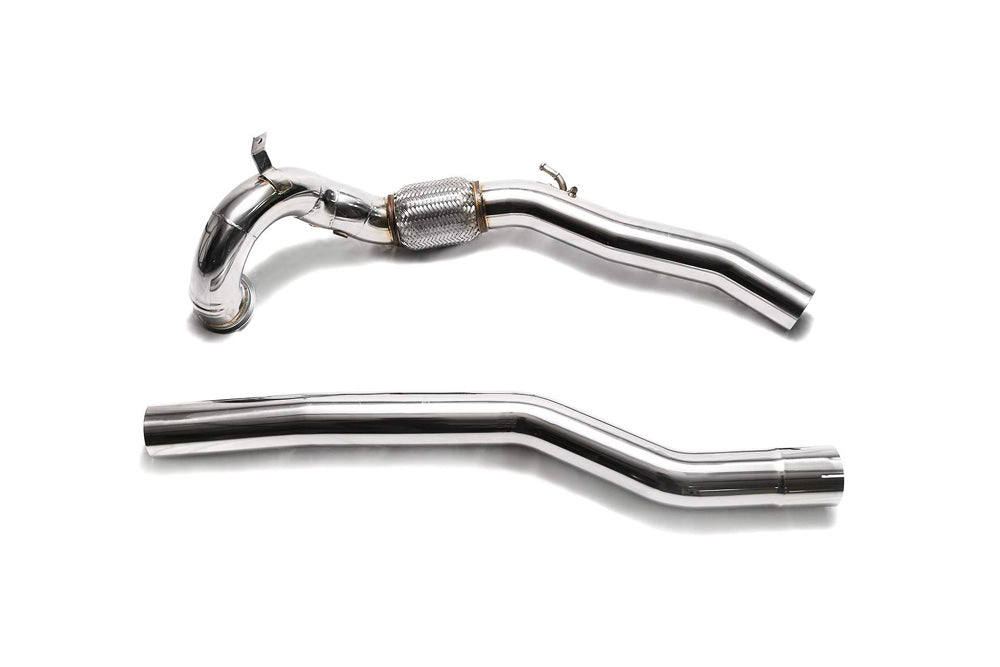 ARMYTRIX Sport Cat-Pipe w/200 CSPI Catalytic Converters / Secondary Downpipe Audi S3 8V | VW Golf R MK7 2013-2020