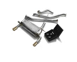 ARMYTRIX Stainless Steel Valvetronic Catback Exhaust System Dual Gold Tips BMW 320i | 328i | 420i | 428i F3X 2011-2014