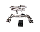 ARMYTRIX Stainless Steel Valvetronic Catback Exhaust System Quad Chrome Silver Tips BMW X3 M | X4 M 2019+