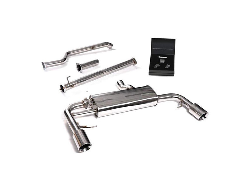 ARMYTRIX Stainless Steel Valvetronic Catback Exhaust System Dual Chrome Silver Tips BMW X3 xDrive G01 | X4 xDrive G02 Non-OPF 2019+